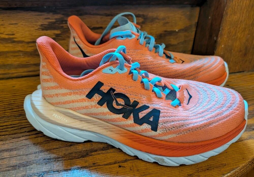 Hoka One One Mach 5 Women's Size 6.5 B (Medium) Running Shoes Peach Parfait